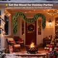 🎄 Christmas Cedar Rattan Wreaths