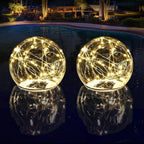 🌟 All-Night Glow, Zero-Maintenance ✨ Solar Floating Pool Lights That Wow