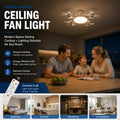 🚁 Drone-Shaped Ceiling Fan Light with Remote Control