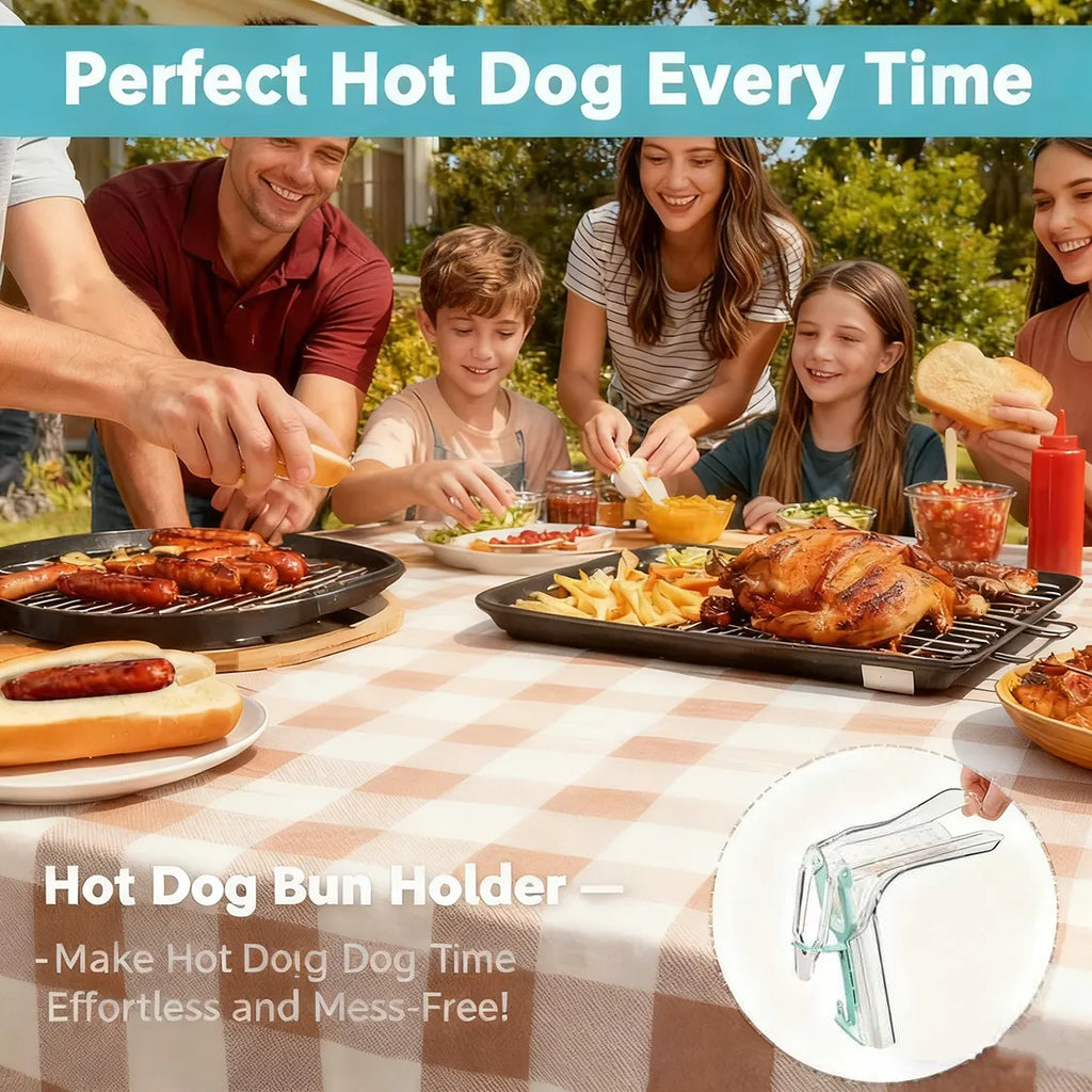 🌭The Hot Dog Bun Holder — The Easiest Way to Place Your Hot Dog in the Bun!