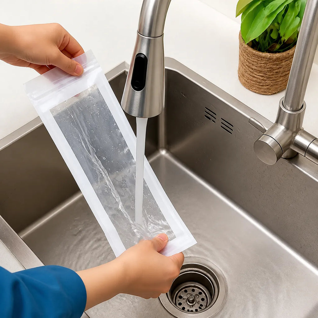 Double-Rib Fresh-Lock Vegetable Storage Bags