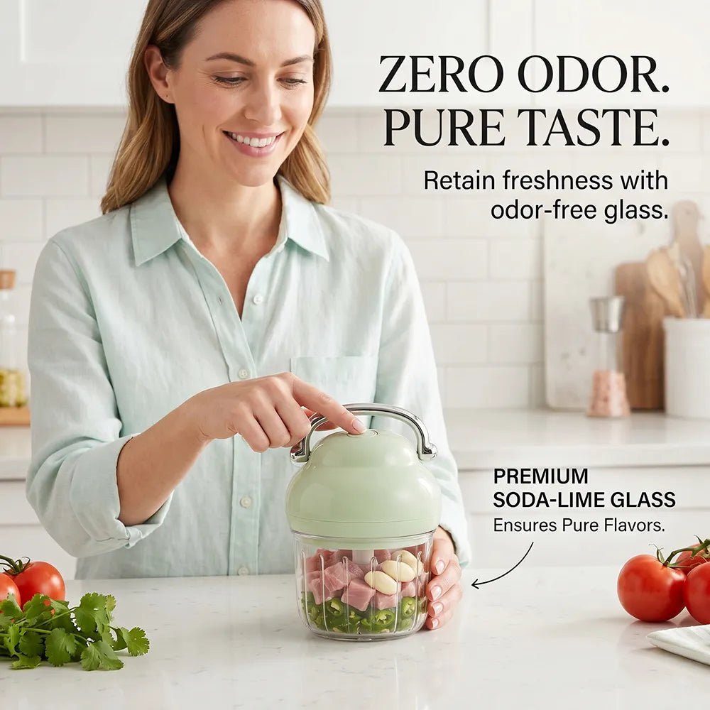 Rechargeable Mini Food Chopper 🔪 Chop Garlic in Seconds