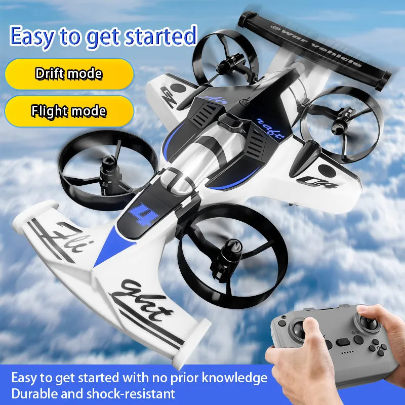 🚗✈️Rechargeable Dual-Mode Car Drone — Drive • Fly • Conquer Every Terrain
