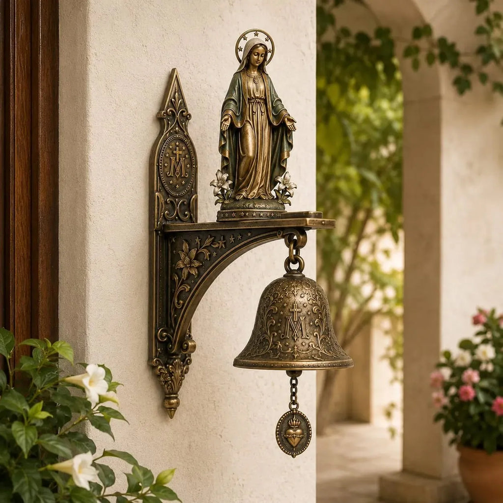 Our Lady of Grace Miraculous Medal Wall Bell