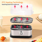 🥚 Fast 6-Egg Cooker – Quick Breakfast Egg Boiler & Steamer