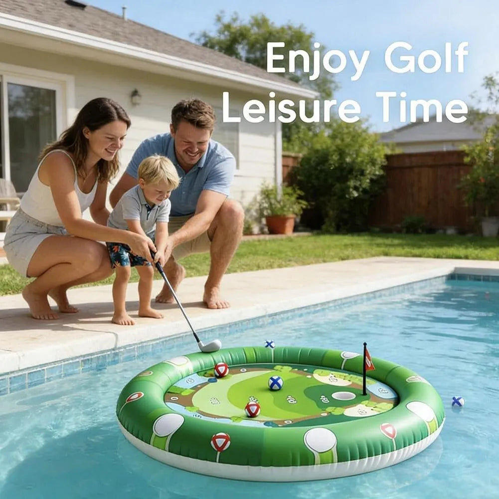 Inflatable Floating Golf Target Game – Pool, Lawn & Family Play