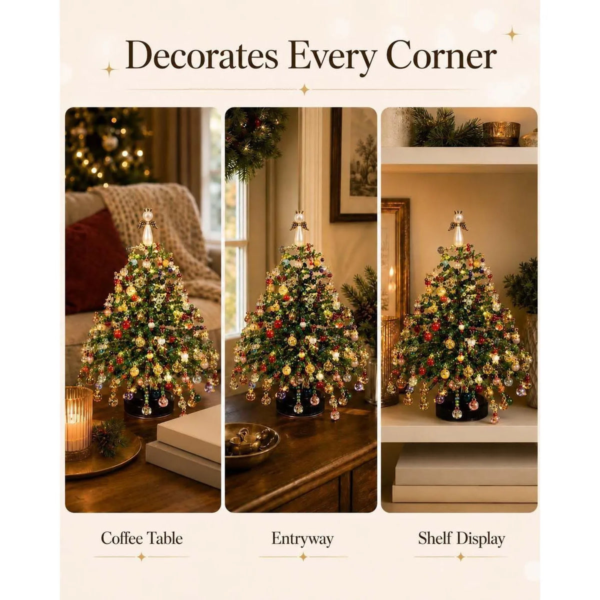 Create-Your-Own Holiday Glow Beaded Tree Kit