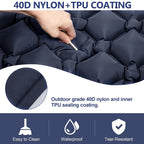 🏕️ Ultralight Self-Inflating Camping Sleeping Pad – Built-in Pump & Pillow