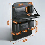 🚗 Car Seat Back Organizer with Foldable Tray Table