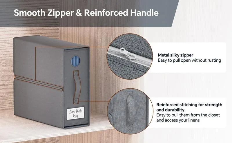 📦 Bed Sheet Organizers & Storage Boxes