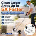 🚿4000 PSI High-Pressure Water Broom – Driveway, Patio & Undercarriage Cleaning Brush