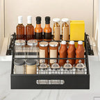 3-Tier Pull-Down Cabinet Spice Rack