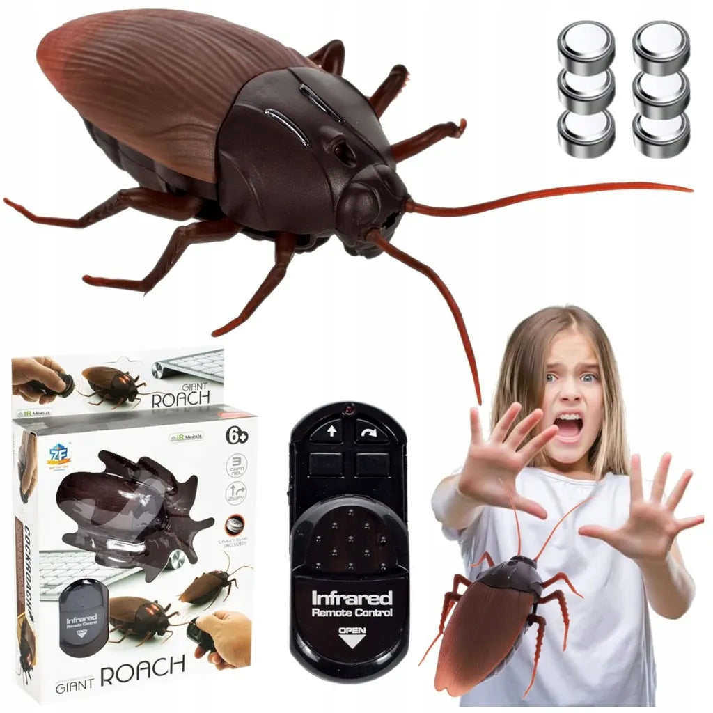 🔥Remote Control Cockroach Toy – Realistic Moving Fun for All Ages