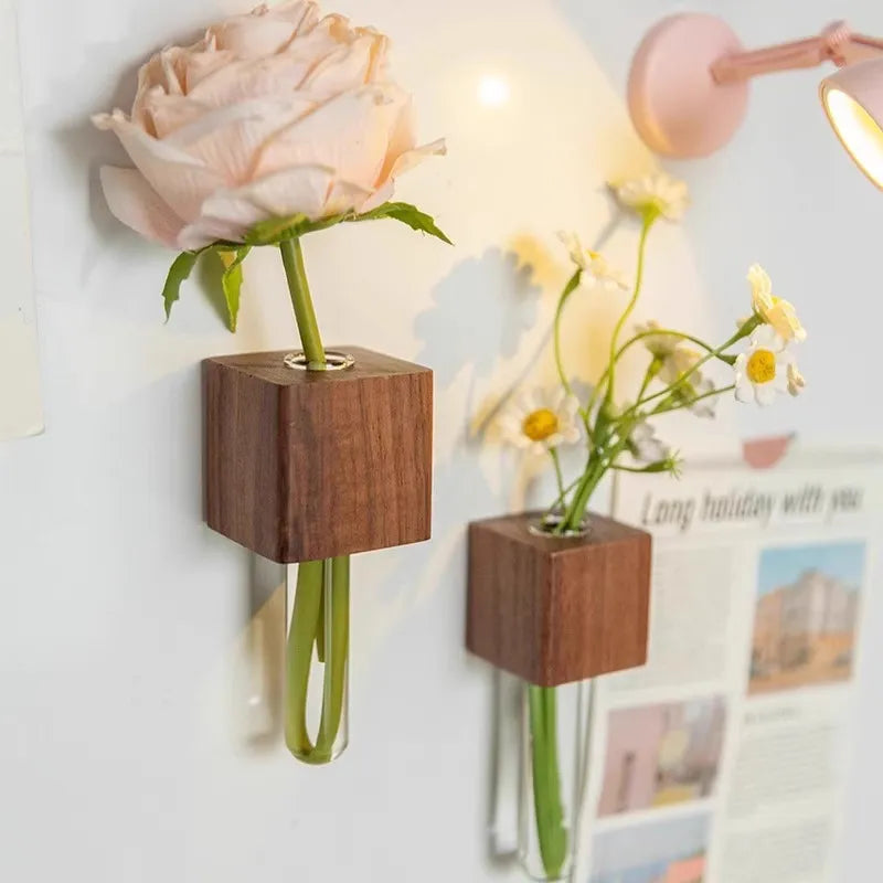 🌼 Magnetic Test Tube Vase – Transform Your Fridge into a Mini Garden