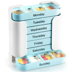 💊7-Day Weekly Pill Organizer Box – Large Capacity Medication & Vitamin Storage Case