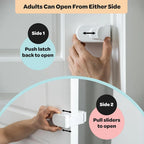 The Snap-On Door Lock Kids Can't Reach or Defeat – No Tools or Adhesives Required