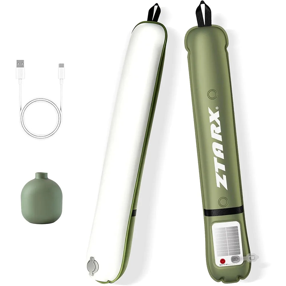 💡 Inflatable Solar Camping Light – 60cm Portable Tent Lantern