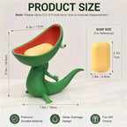 🦎 Cute Lizard Soap Dish & Multi-Purpose Organizer