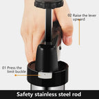 Stainless Steel Cookie Pres with 13 Discs & 8 Nozzles