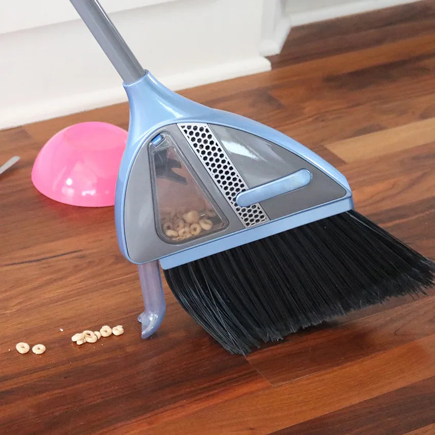 Cordless 2-in-1 Electric Broom with Built-In Vacuum