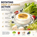🥗 Vegetable Washing Machine – USB Rechargeable Produce Cleaning Device