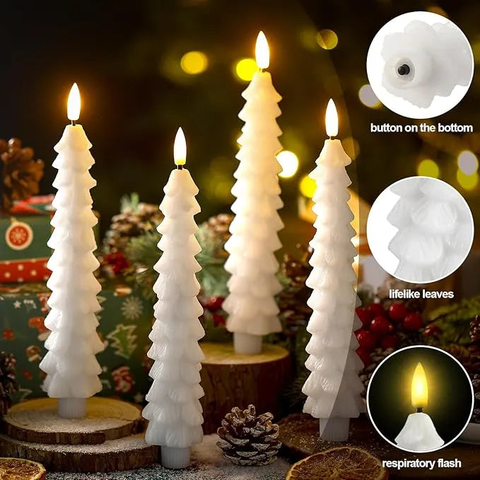 Flameless Taper Candles 🕯