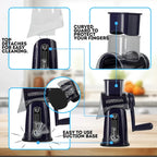 🧀 5-in-1 Rotary Grater with Handle