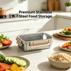 🍱Stainless Steel Leak-Proof Food Storage Container with Lid-2 Pcs