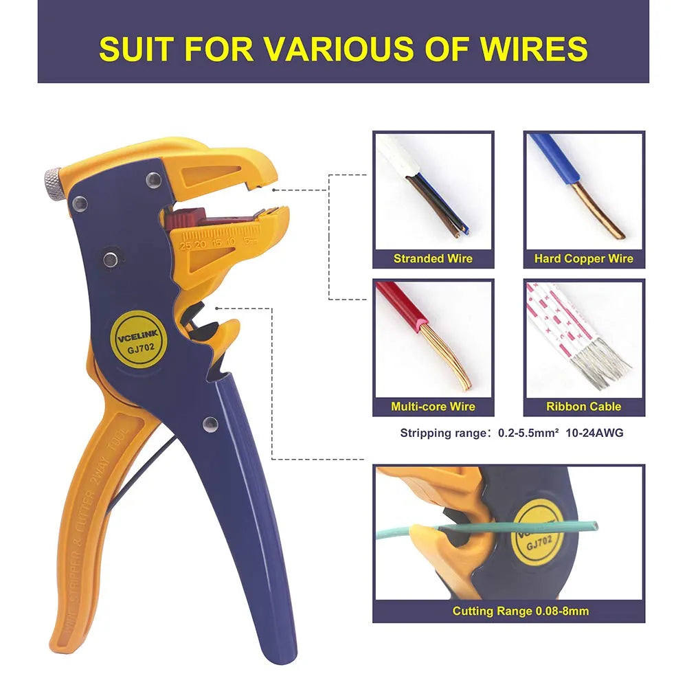 Automatic wire stripper