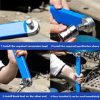 Tight-Reach Offset Ratchet Extension Wrench Kit