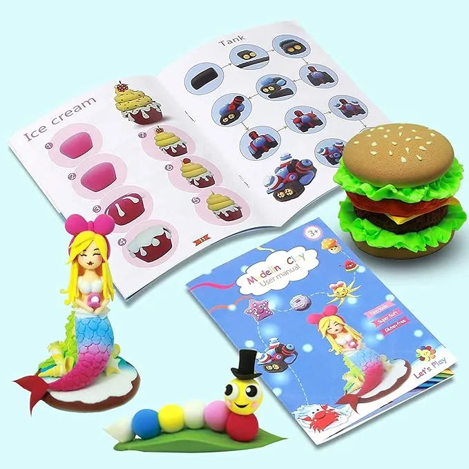 36-Color Air Dry Clay Set | Safe, Fun, and Creative Playtime for Kids!