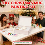 🎁 Christmas Mug Painting Kit – Create Your Own Festive Masterpiece!