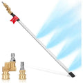 🎉23.6 inch（60cm） Thickened Radiator Cleaning Wand with Water & Air Dual-Purpose Connector
