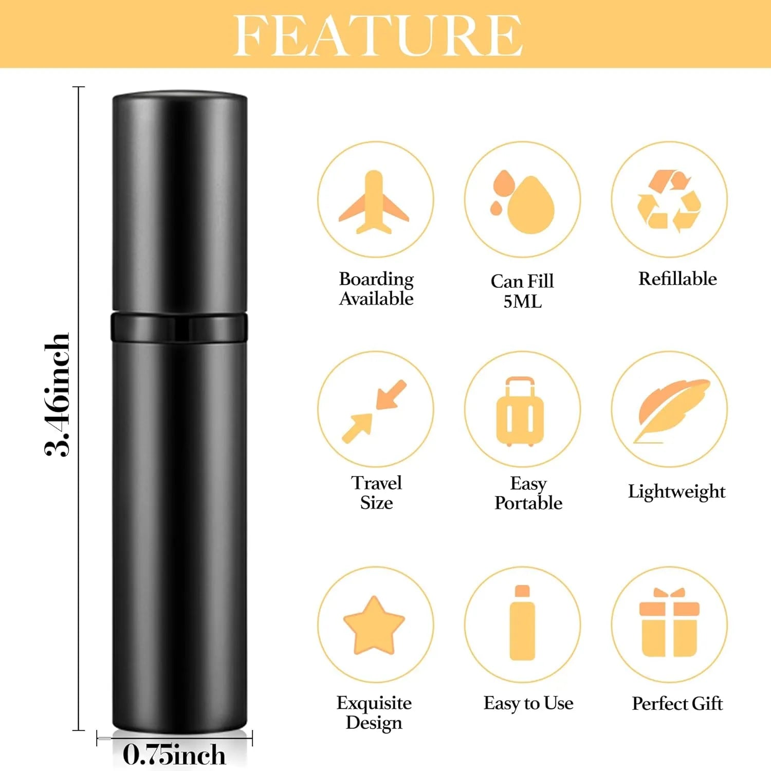Perfume Travel Refillable Bottle