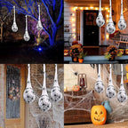 Light-Up Hanging Spider Egg Sac Halloween Decoration