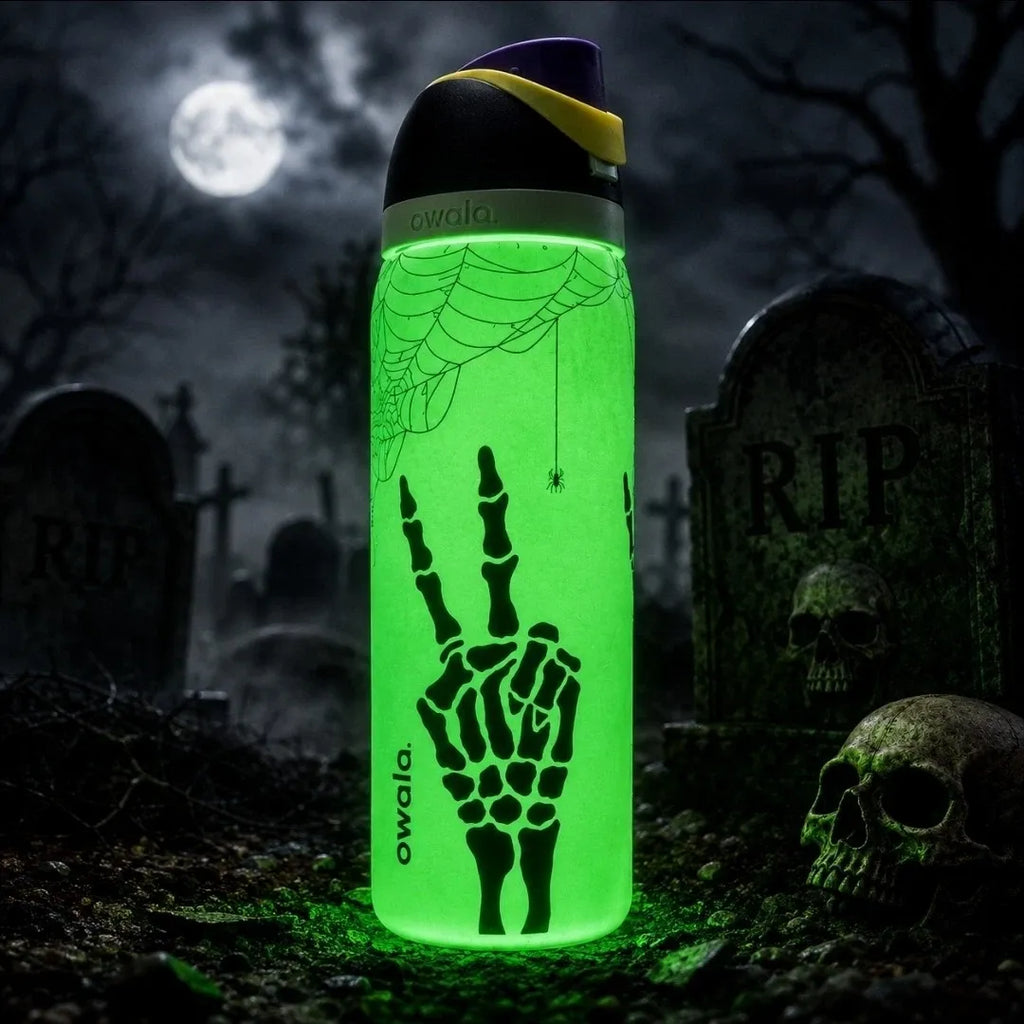 32 oz Glow-in-the-Dark Insulated Water Bottle