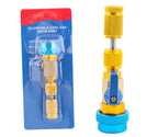 AC Valve Core Remover Installer Tool Kit | Dual Versions for Home & Automotive AC | Dual Size SAE 1/4" & 5/16" Ports