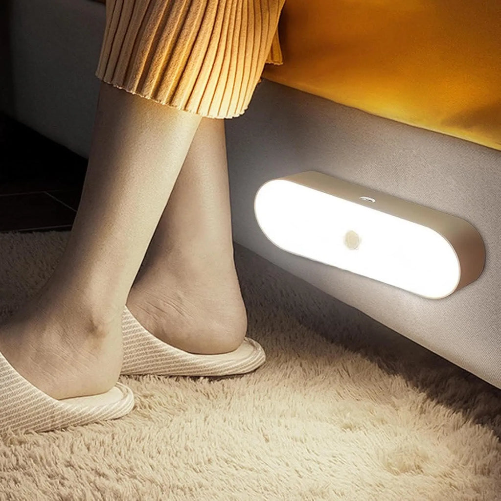 2-Pack Rechargeable Motion Sensor Night Lights – Stick-On Closet & Hallway Lights