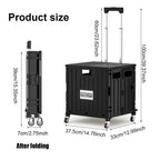 🛒 Foldable Multi-Function Rolling Shopping Cart