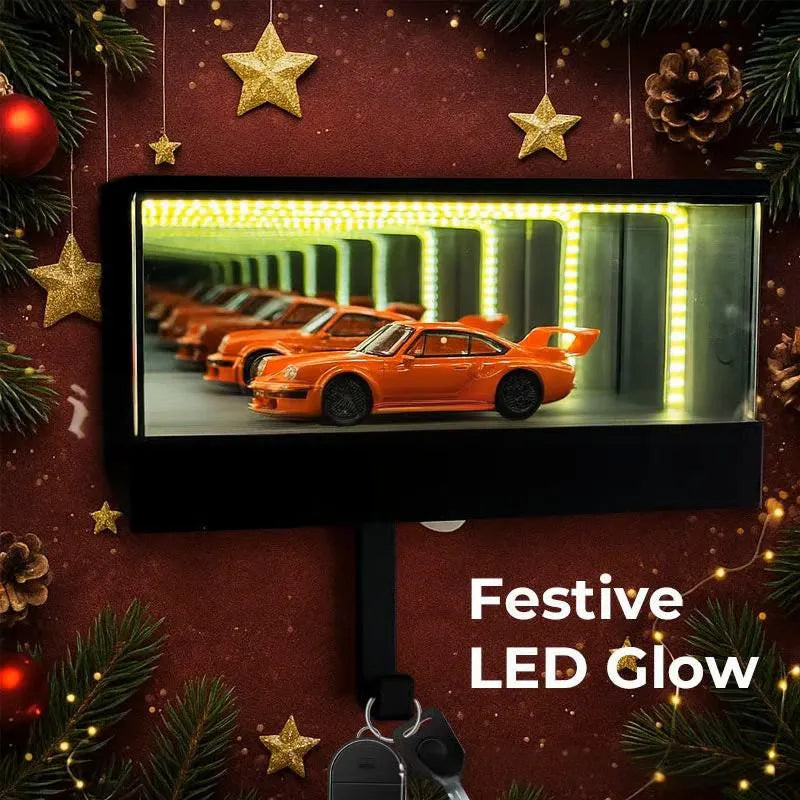🚗 LED Infinity Display Key Hook Box