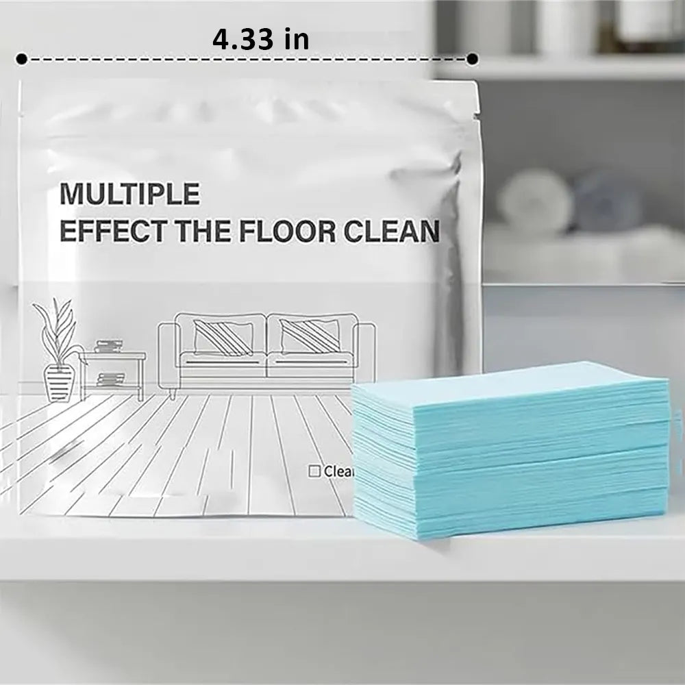 🧼Multi-Purpose Floor Cleaning Sheets – Concentrated Dissolvable Cleaning Tablets for Hardwood & Tile Floors