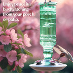 🕊️ Vintage Glass Hummingbird Feeder