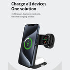 3-in-1 Magnetic Wireless Charging Station (Qi2 Certified)