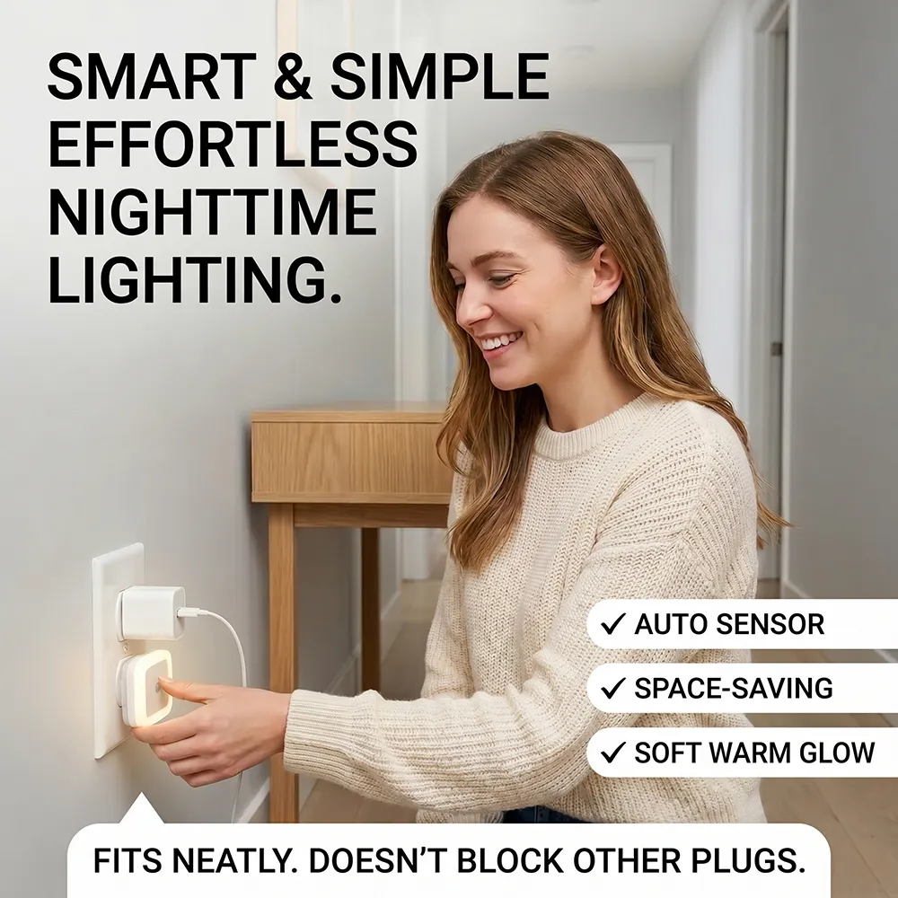 🌙 LED Night Light 6-pcs with Dusk-to-Dawn Sensor