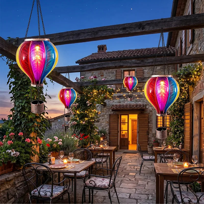 🎈 Hot Air Balloon Solar Lantern
