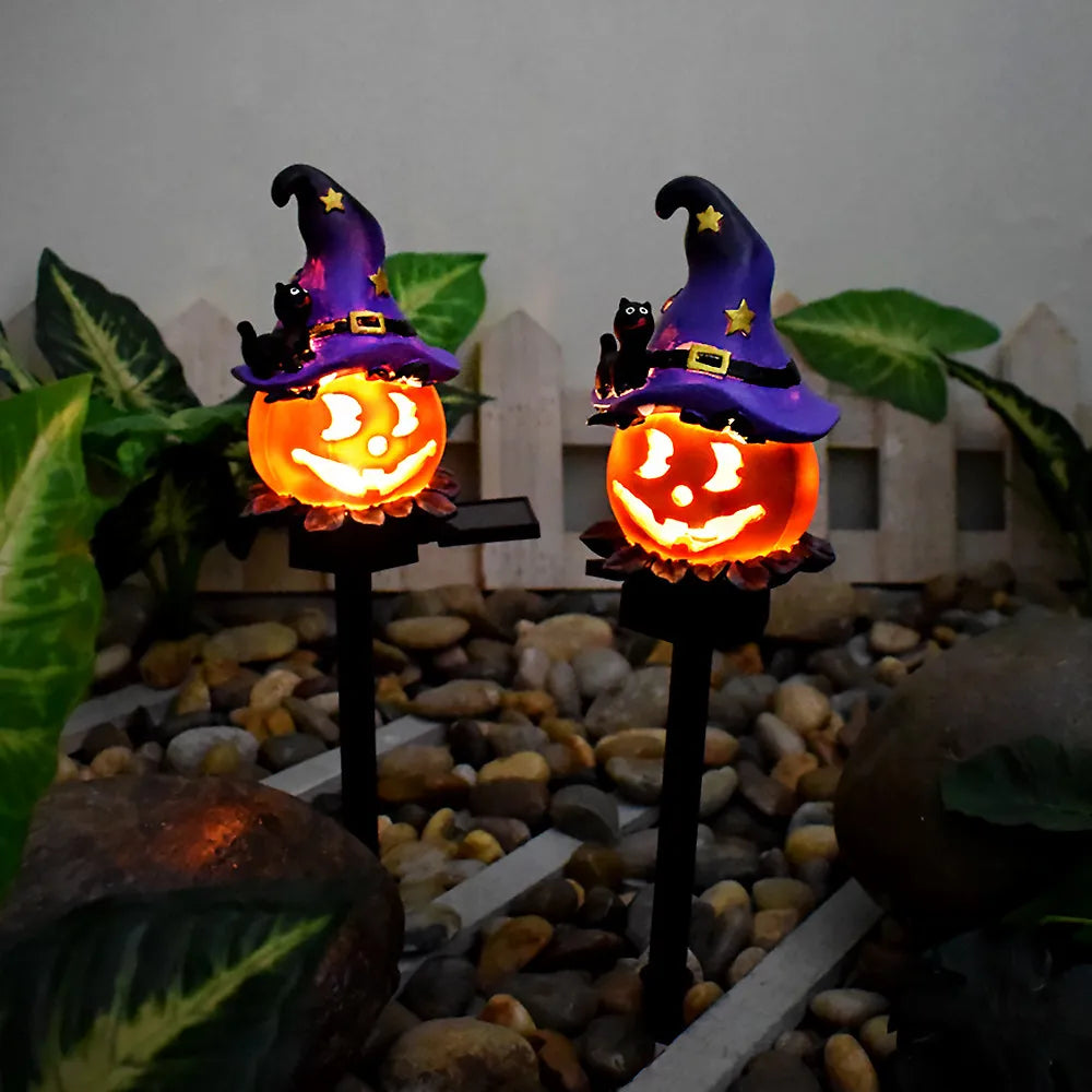 🎃 Light Up Halloween Nights with Solar Pumpkin Pathway Lights!