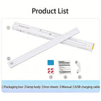 💡40 LED Motion Sensor Under Cabinet Light – USB Rechargeable Wireless Closet & Cabinet Lighting