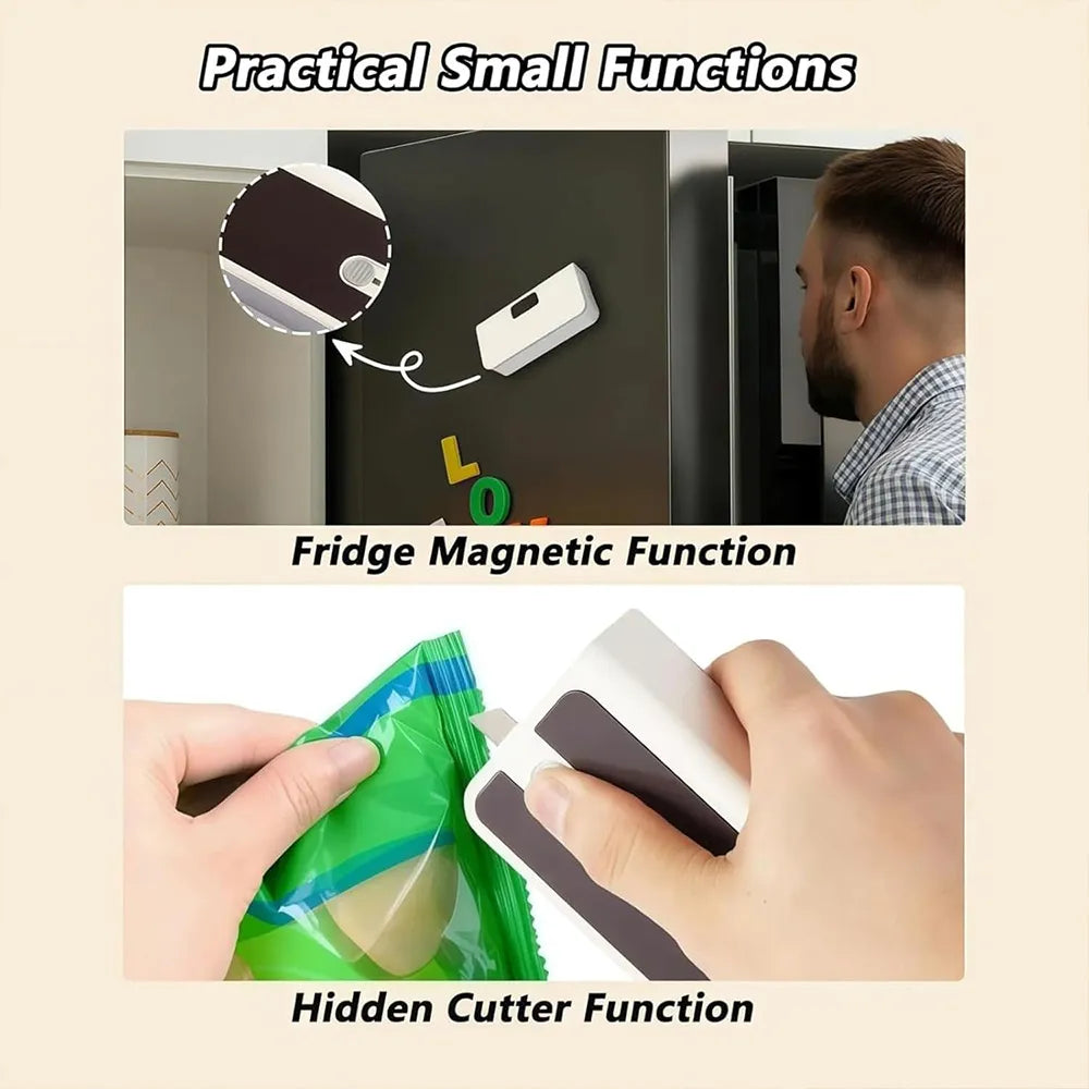 🔥 Portable Mini Bag Sealer & Cutter
