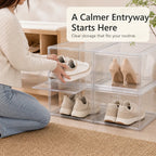 Clear Foldable Shoe Storage Boxes