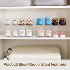 👶 Transparent Kids Shoe Organizer Rack